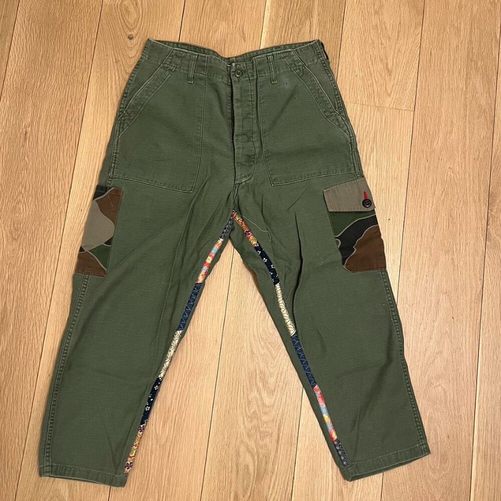 Atelier & Repairs The Ginsberg Fatigue military camo cargo pants